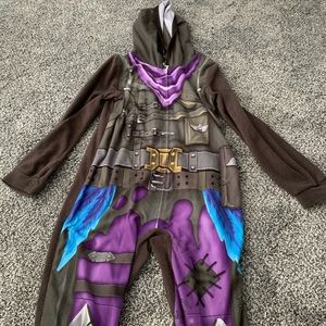 Fortnite pajama zipper up size 12